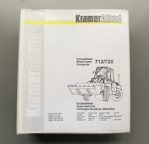 Kramer radlader 712 - radlader, 712 
