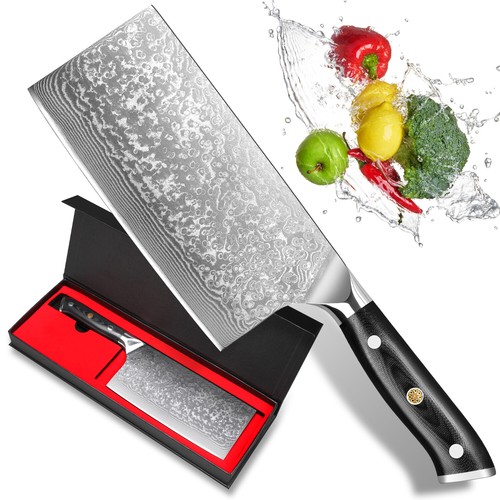 Damast nakiri messer - damast,