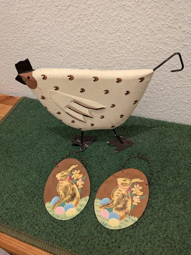 Ostern deko huhn blech - ostern,