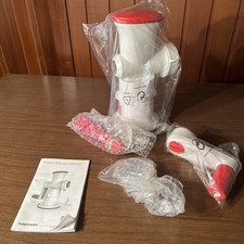 Tupperware Fleischwolf Profi-Chef Dreher Rot/weiß Neu