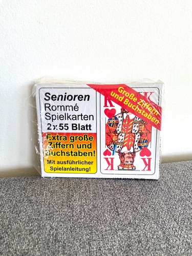 Senioren romme spielkarten - romme,