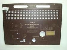 HINTERE RADIOABDECKUNG. RÜCKDECKEL RADIO MINERVA RADIO WIEN 404 W. COD$*36
