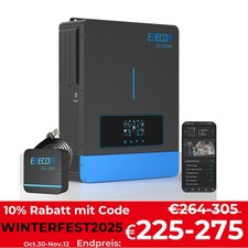 EDECOA Hybrid Wechselrichter 10200W 6200W 4200W MPPT 12V 24V 48V WIFI APP WLAN