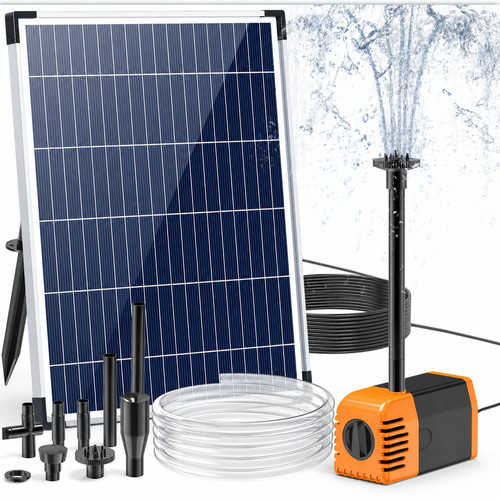 Solar teichpumpe 12w 605l - teichpumpe, 605l/h