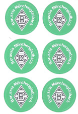 Borussia M'gladbach Aufkleber Sticker 6 Logos Mönchengladbach Fussball #597