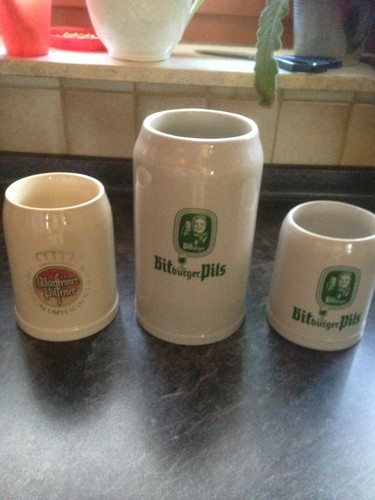 Bitburger bierkrug steinkrug - bitburger,