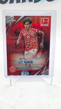 2024-25 TOPPS CHROME KAISHU SANO RED SOCCER 1. FSV MAINZ 05 BUNDESLIGA AUTO /5