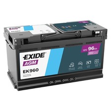 Exide ek960 agm batterie - exide,
