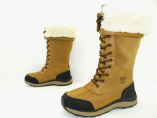 UGG Adirondack Tall Boots Stiefel Stiefeletten Gefüttert Damen Leder Gr.38 Braun