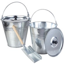 Zinkeimer Set 5-tlg. 10L+14L