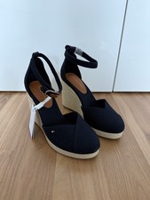 Tommy Hilfiger Flag High Sommer Sandalen Keilabsatz Schuhe Espadrilles Gr 41 NEU