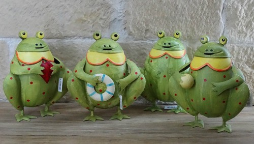 Spardose frosch blech - spardose, gall
