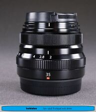Fujifilm Fuji Fujinon  XF 35mm F2 R WR  Schwarz im sehr guten Zustand