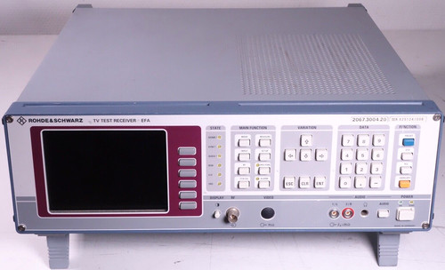 Rohde schwarz s - efa, tv