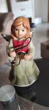 Weihnachtsengel von Goebel Keramik  mit Spieluhr 14 cm Wunderschöner Engel