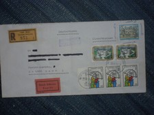 UNO Wien Bedarfsbrief Reco Exprès 1992 MiF Nr. 50, Nr. 73 Austria Netto Katalog