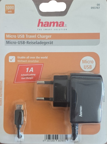 Hama micro usb travel - travel, charger