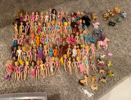 Polly pocket puppen 78stk - pocket,puppen,