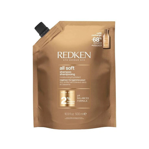 Redken all soft shampoo refill - all,