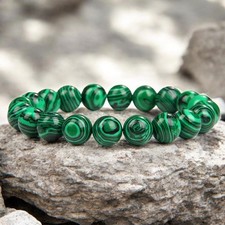 Armband Perlenarmband Malachit