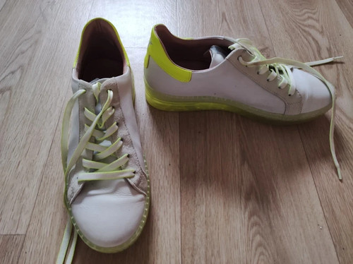 Gelb weiße schuhe von mijus - gelb/weiße,