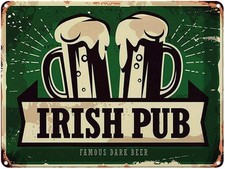 Blechschild 30x40 cm Irish Pub