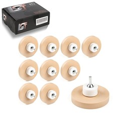 10x Folienradierer Etiketten Rückstände Aufkleber Reste Entfernen Ø 88 mm