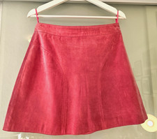 Damen Wildleder Rock Minirock