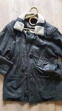 leather wear montes Jacke Gr. 54 schwarz Herren Lederjacke, innen am Rücken ist 