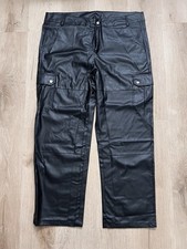 Herren kunstlederhose lang - herren,