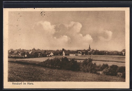 Neudorf harz ortsansicht - neudorf, harz,