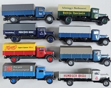 Wiking #842 acht verschiedene MB L2500 Veteran z.T.  seltene Sondermodelle TOPP 