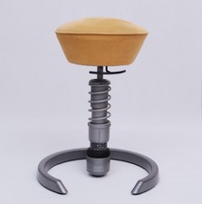 Ergonomischer Bürostuhl Aeris Swopper gelb grau Drehstuhl Schreibtischstuhl 1.Z