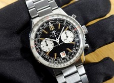 BREITLING NAVITIMER 41 mm Ref. 7806-S Chronograph BIG EYES Tritium Rotdatum 1973