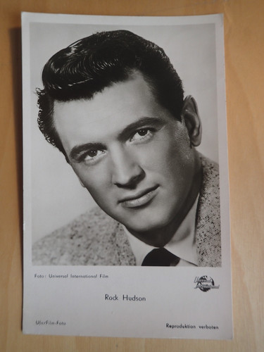 Rock hudson filmpostkarte - rock,