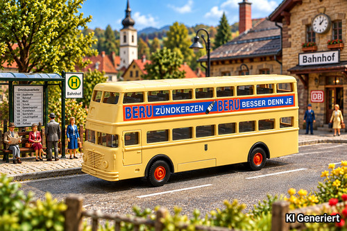 Wiking büssing bus - wiking, 1:87