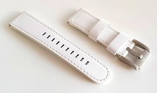 TW STEEL Uhrenarmband Ersatzband Uhrenband Lederband 22 mm NEU echtes LEDER weiß