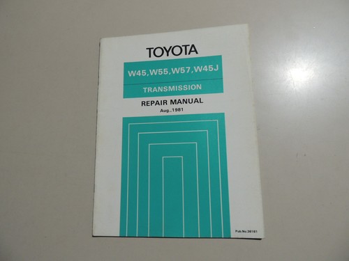 Repair manual transmission