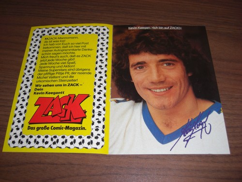 Autogrammkarte kevin keegan - autogrammkarte,