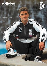 Autogrammkarte Stefan Kuntz DFB Nationalmannschaft Original Signiert