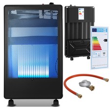 Gasheizung 3 Heizstufen Gasheizofen Kamin Heizstrahler Camping Gasheizer 3800W