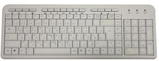 Tastatur Deutsch Arabisch USB Multimedia Weiß PK703 - Zustand: Neu