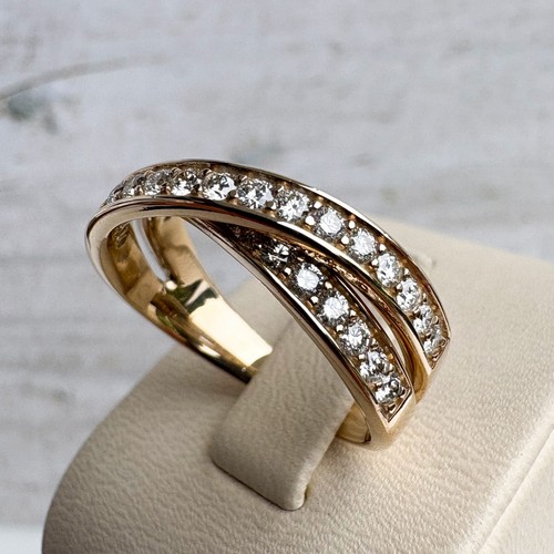 Damenring moncara 14k gold mit - damenring,