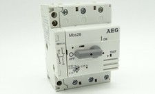 Motorschutzschalter AEG Mbs 28 Manual Motor Starter 0,25A Hilfsschalter HS11.11