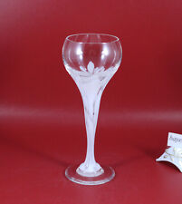 Rosenthal Glas, Schneeblume Michael Böhm - Schnapskelch Grappaglas Schnapsglas