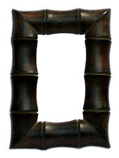 Spiegel Bambusdesign Wandspiegel Holz Dekospiegel Holzspiegel Wanddeko Bambus