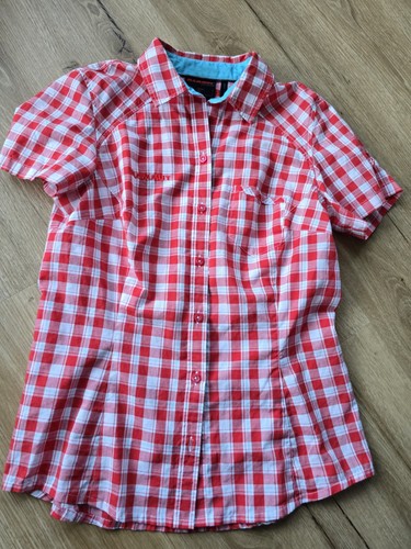 Mammut womens red white button - womens,