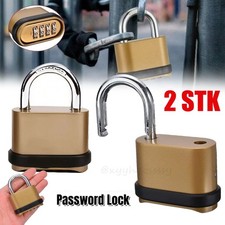 2x Zahlenschloss Vierstelliges