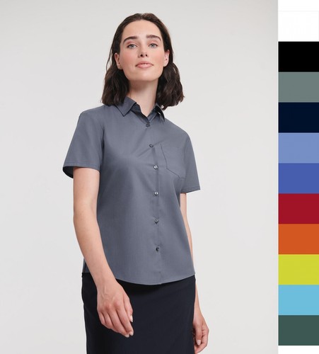 Damen popelin bluse russell - popelin,