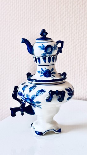 Vintage gzhel porzellan - vintage,